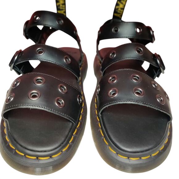 Dr Martens Leather Sandals Gothic Straps Gryphon Hardware Brando Men Size 12 main image 8